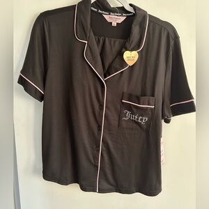 Juice Couture Black Shorts Sleepwear